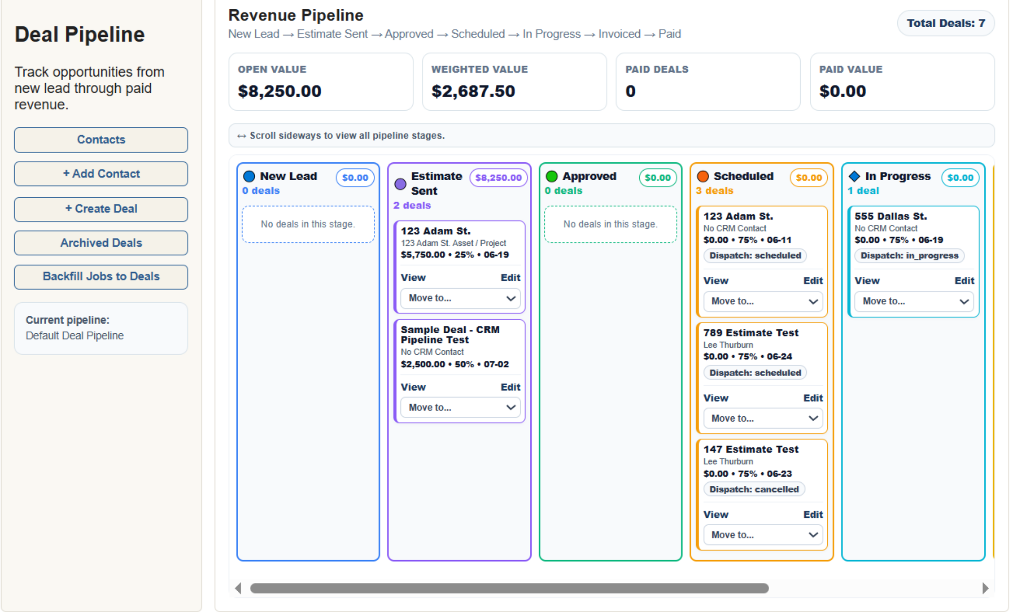 Xbot77 Deal Pipeline